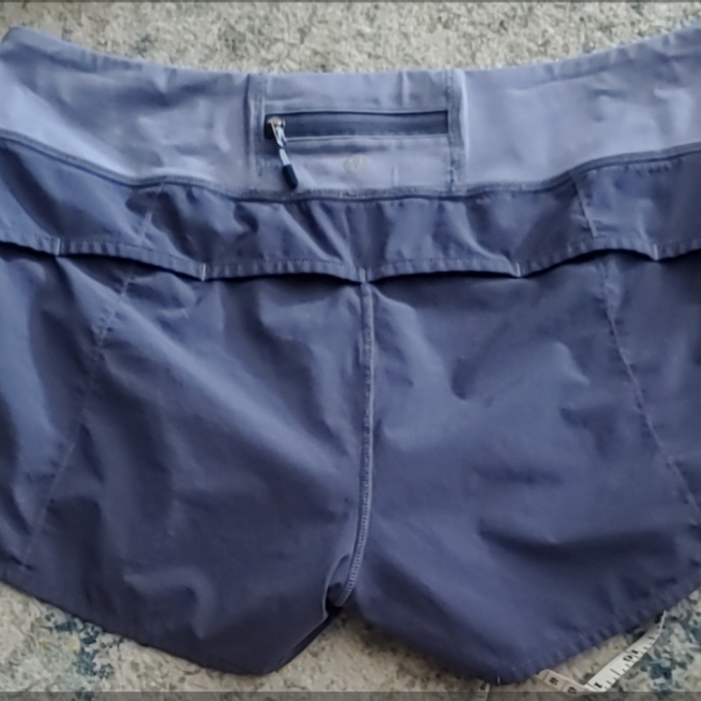 Lululemon Speed Up Shorts Wild Indigo 2.5" Size 10 - Picture 2 of 4